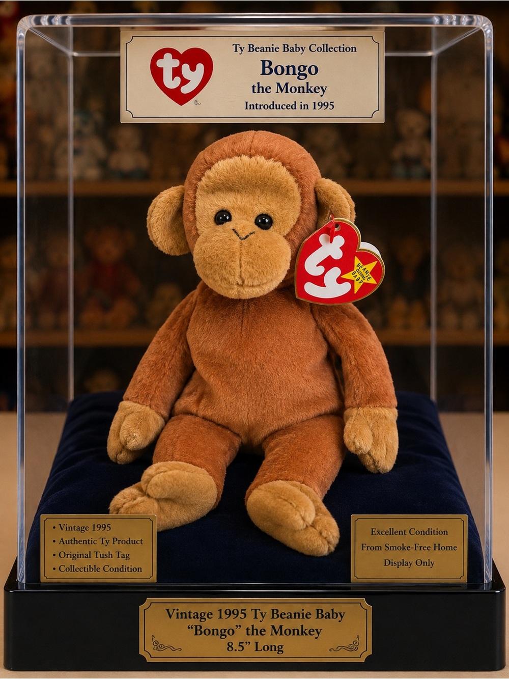 Ty Beanie Babies - Bongo The Monkey